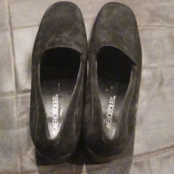 Aerosoles Women's Black Heeled Shoes Size 8 US - Picture 5 of 8